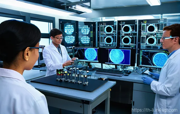 융합 연구의 실험 설계 방법 - **A highly detailed, wide-angle shot of the interior of a futuristic fusion reactor, specifically a ...